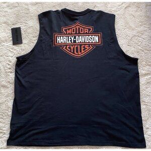 Harley Davidson Knit Tank Top Men's Tee T-Shirt Size 5XL Sleeveless Black NEW